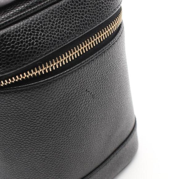 CHANEL Black Leather Logo Bag - Picture 9 of 11